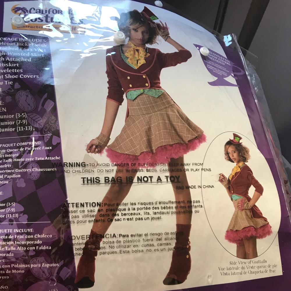Halloween costume teen mad hatter